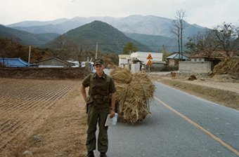 Dan Dulnikowski in Pohang, Korea in 1984