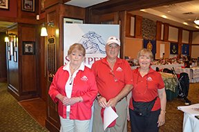 Participants at a Semper Fi Fund golf tournament event